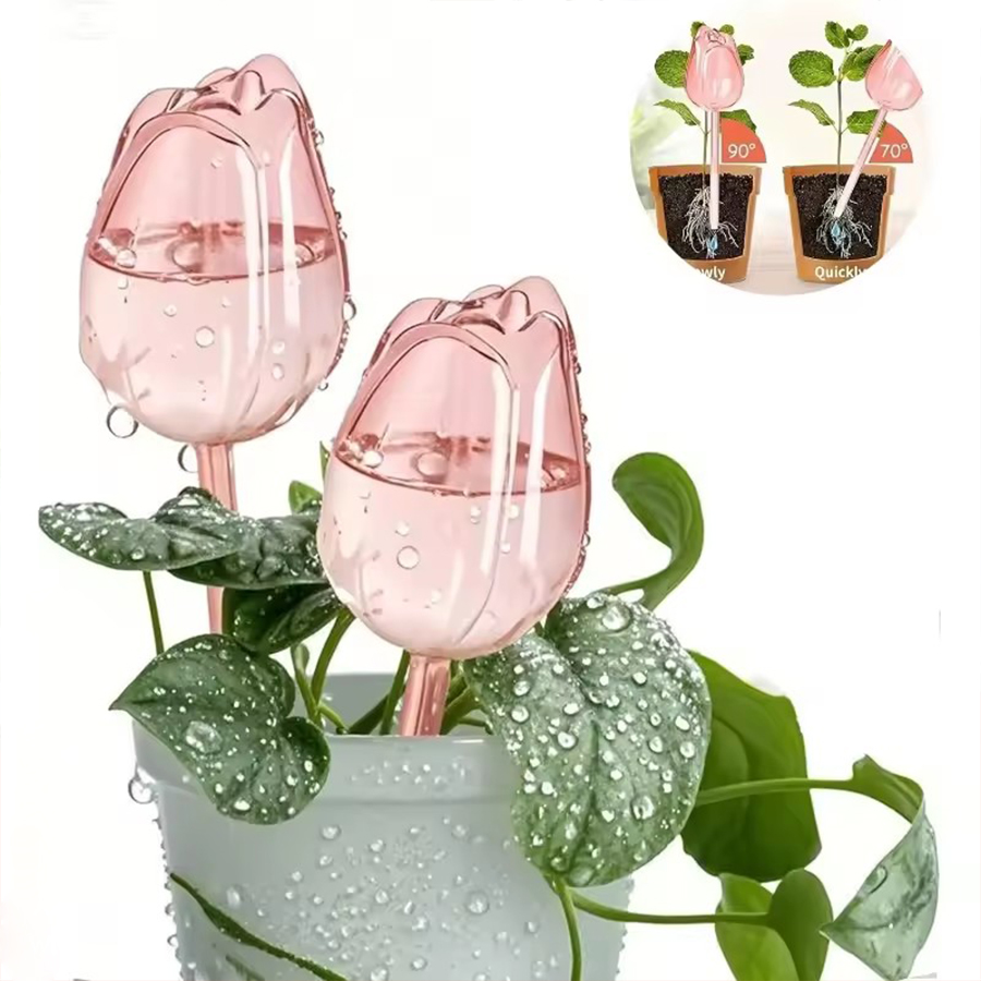Gardening Tools And Equipment - Transparent Thick PET Tulip Shaped Self