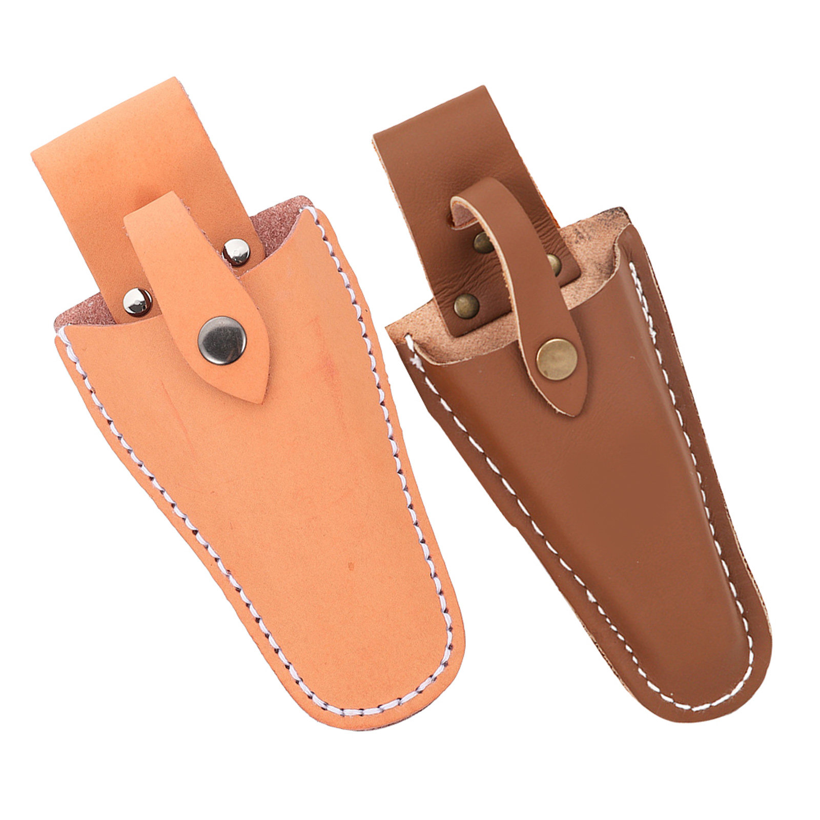 Gardening Tools Knife - 2Pcs Cowhide Pruner Protective Sheath Thick