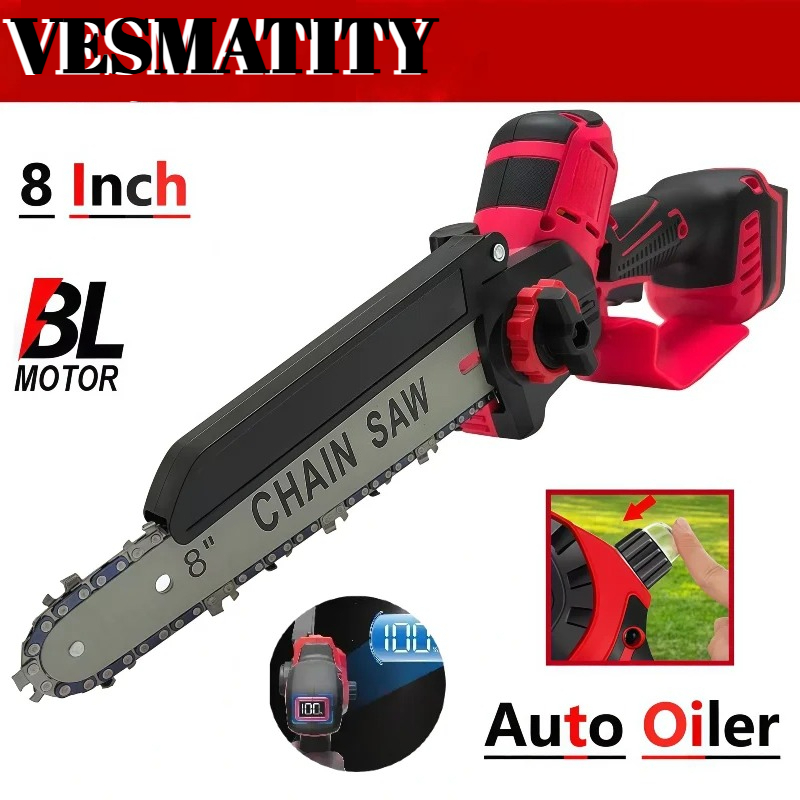 Gardening Tools Battery Powered - Electric Chain Saw Pruning Saw Brushless