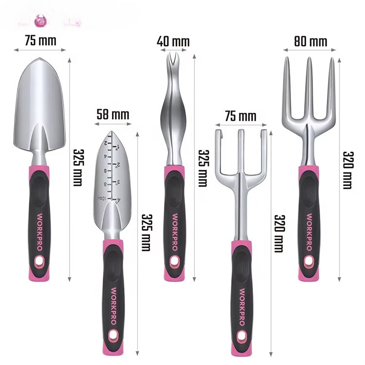 5pcs Pink Gardening Digging To - đánh giá và giá Gardening Tools Pink