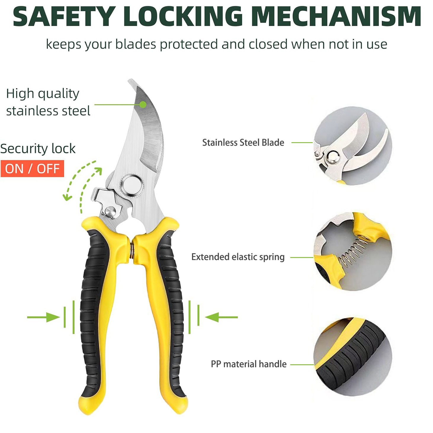 Stainless Steel Pruning Shears - đánh giá và giá Gardening Tools Pink