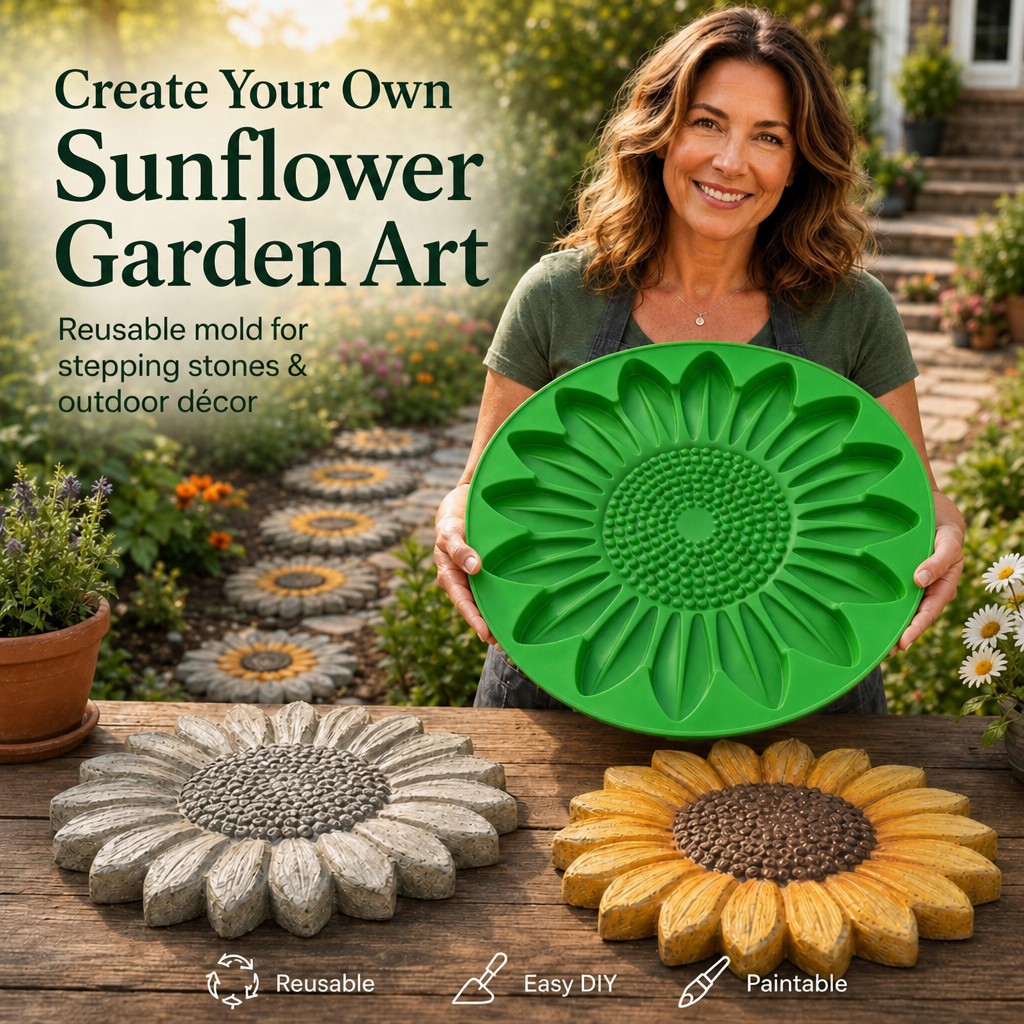 Sunflower Terrace Stone Mold S - đánh giá và giá Gardening Tools Usa