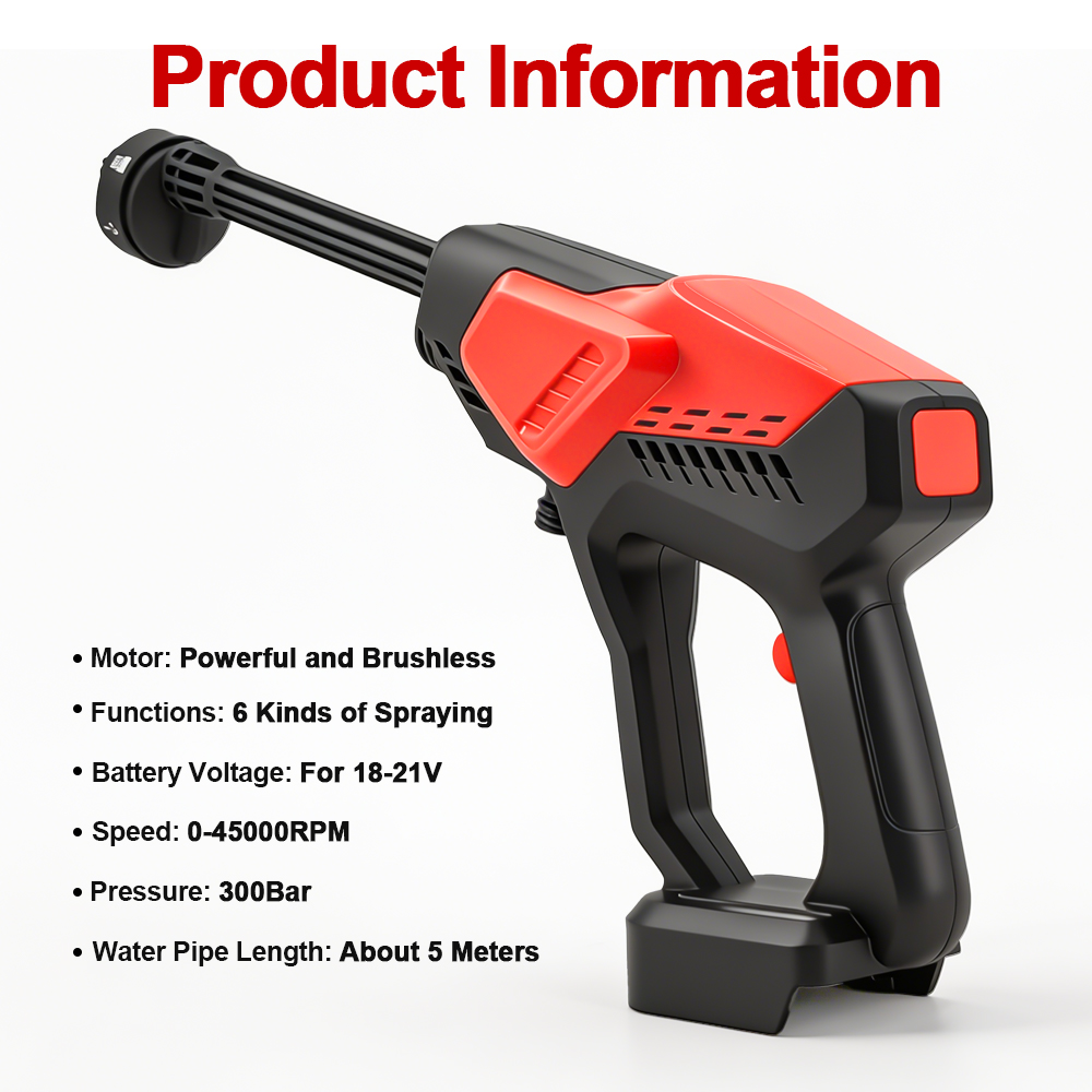 300Bar Brushless High Pressure - đánh giá và giá Gardening Tools Battery Powered