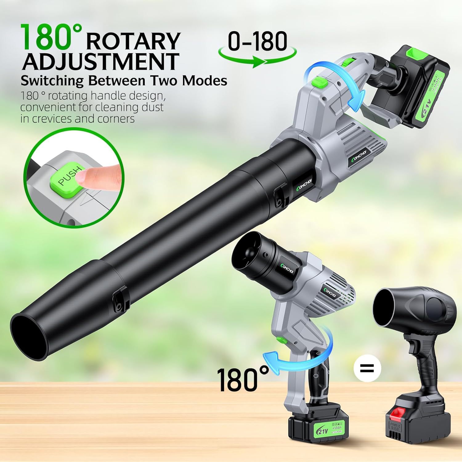 Cordless Electric Leaf Blower  - đánh giá và giá Gardening Tools Battery Powered