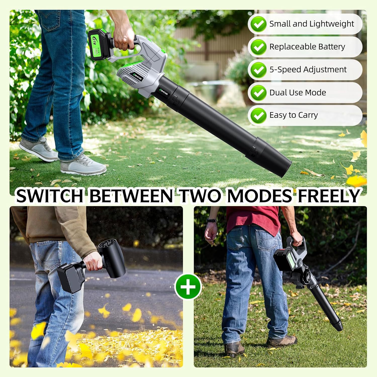 Cordless Electric Leaf Blower  - đánh giá và giá Gardening Tools Battery Powered
