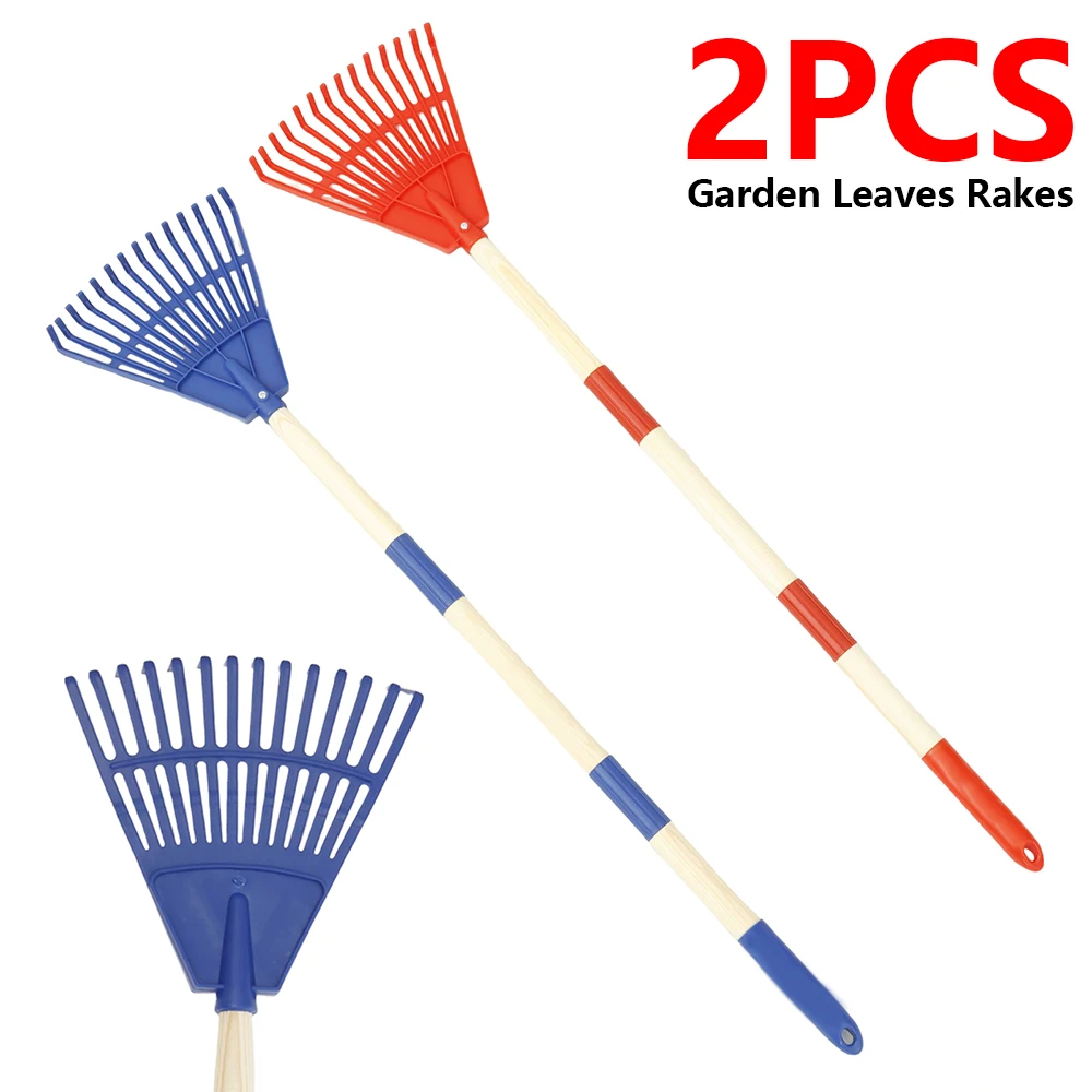 2Pcs Kids Leaf Rake Adjustable - đánh giá và giá Gardening Tools For 8 Year Olds