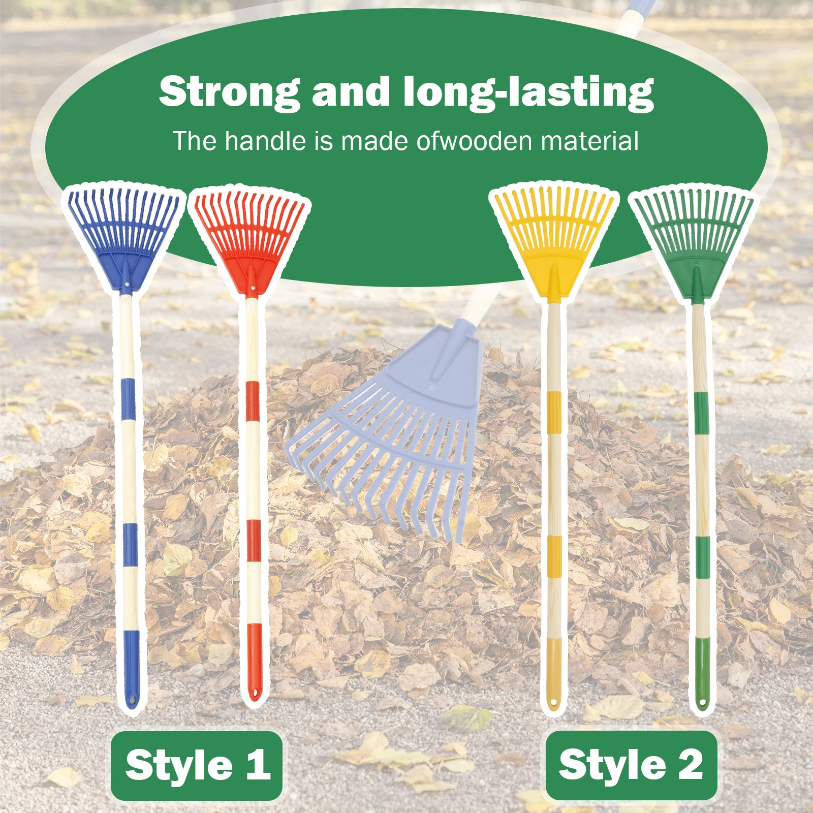 2Pcs Kids Leaf Rake Adjustable - đánh giá và giá Gardening Tools For 8 Year Olds