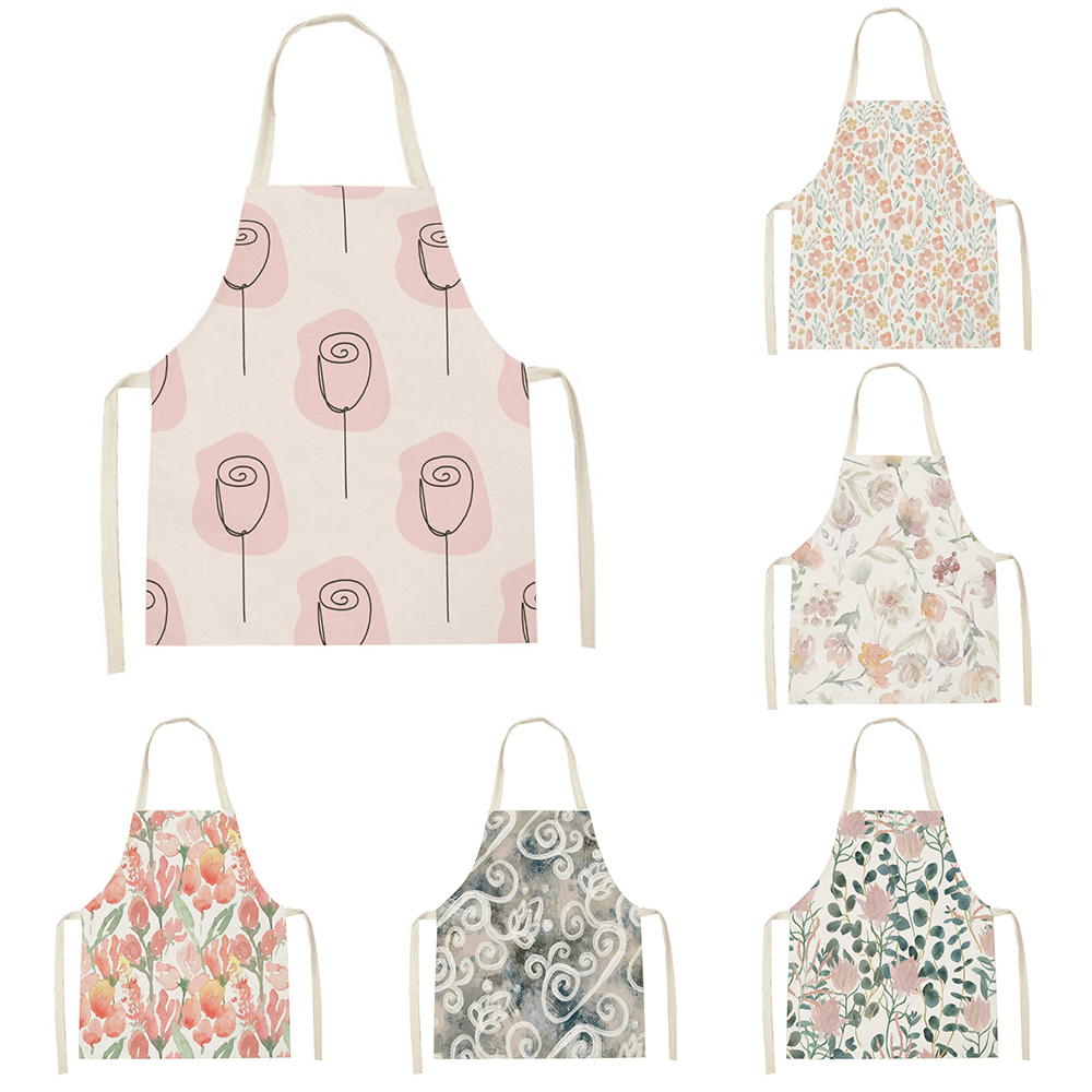 Pink tulip kitchen apron Clean - đánh giá và giá Gardening Tools Pink