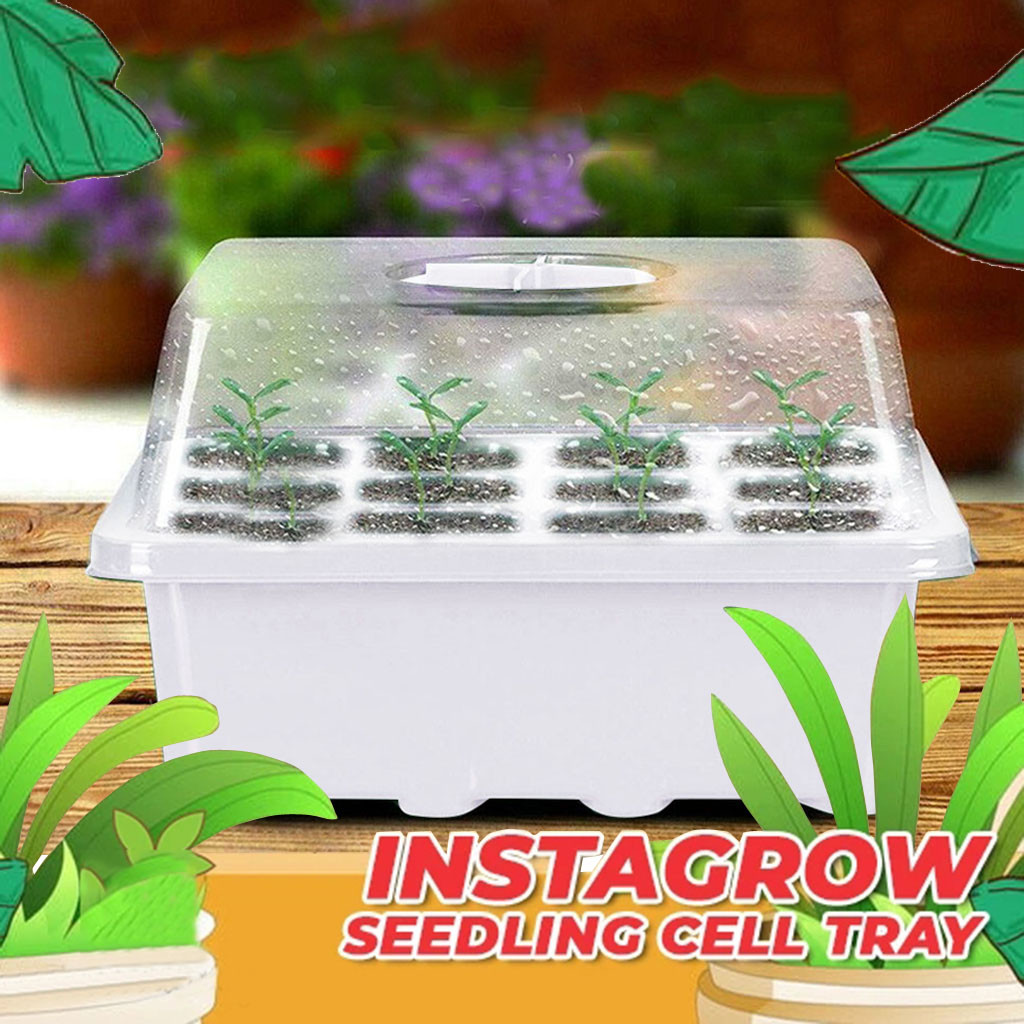 12 Hole Plant Seed Grow Box Nu - đánh giá và giá Seed Starter Trays