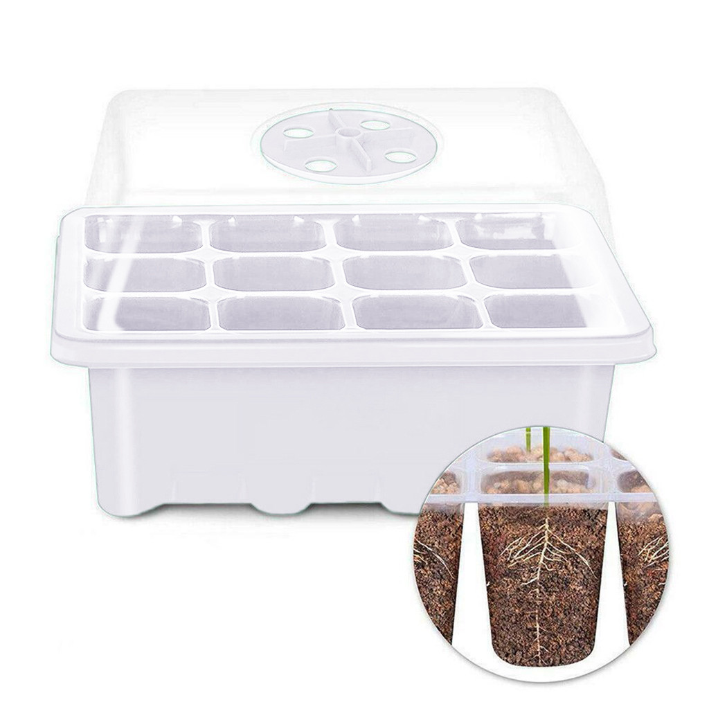 12 Hole Plant Seed Grow Box Nu - đánh giá và giá Seed Starter Trays