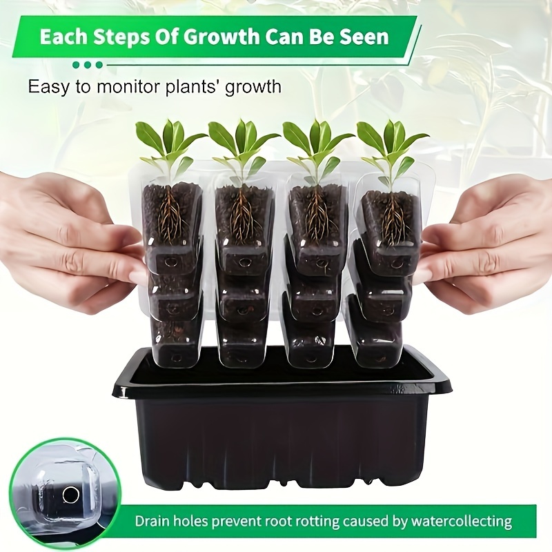 1/2/3-Pack 12/24/36-Cell Seed  - đánh giá và giá Seed Starter Trays