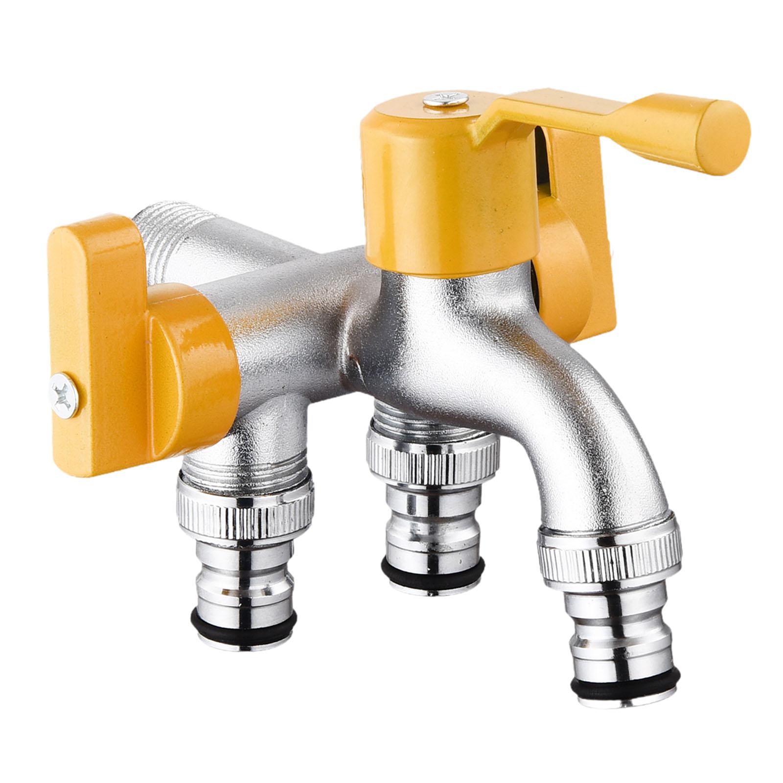Outdoor Faucet Brass Three Way - đánh giá và giá Gardening Tools And Equipment