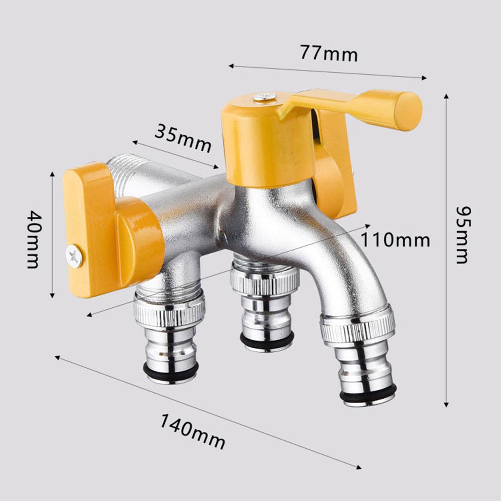 Outdoor Faucet Brass Three Way - đánh giá và giá Gardening Tools And Equipment