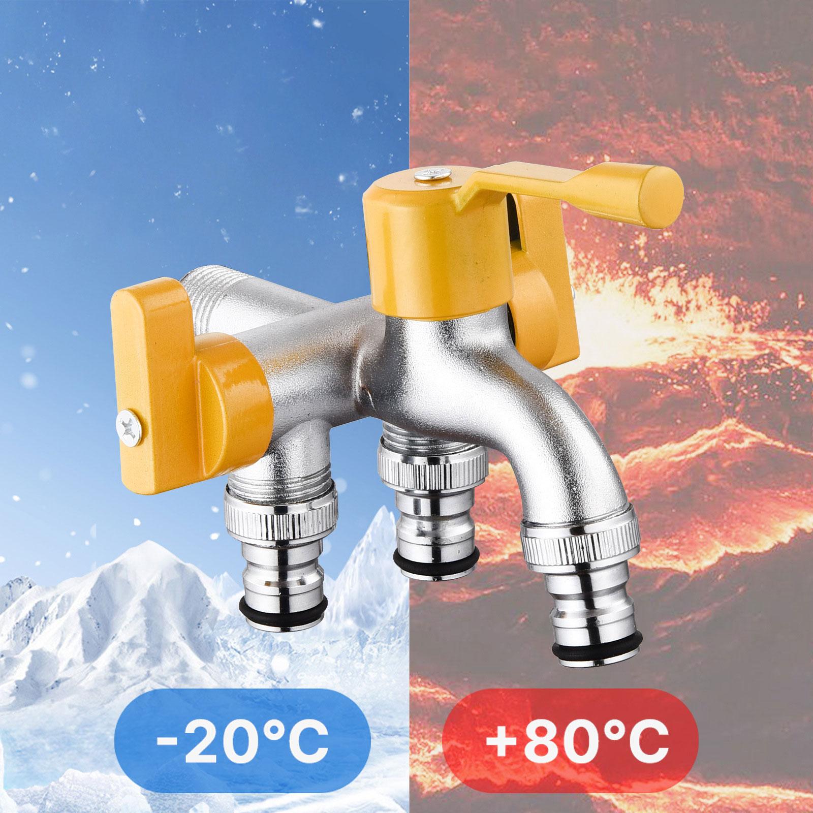 Outdoor Faucet Brass Three Way - đánh giá và giá Gardening Tools And Equipment