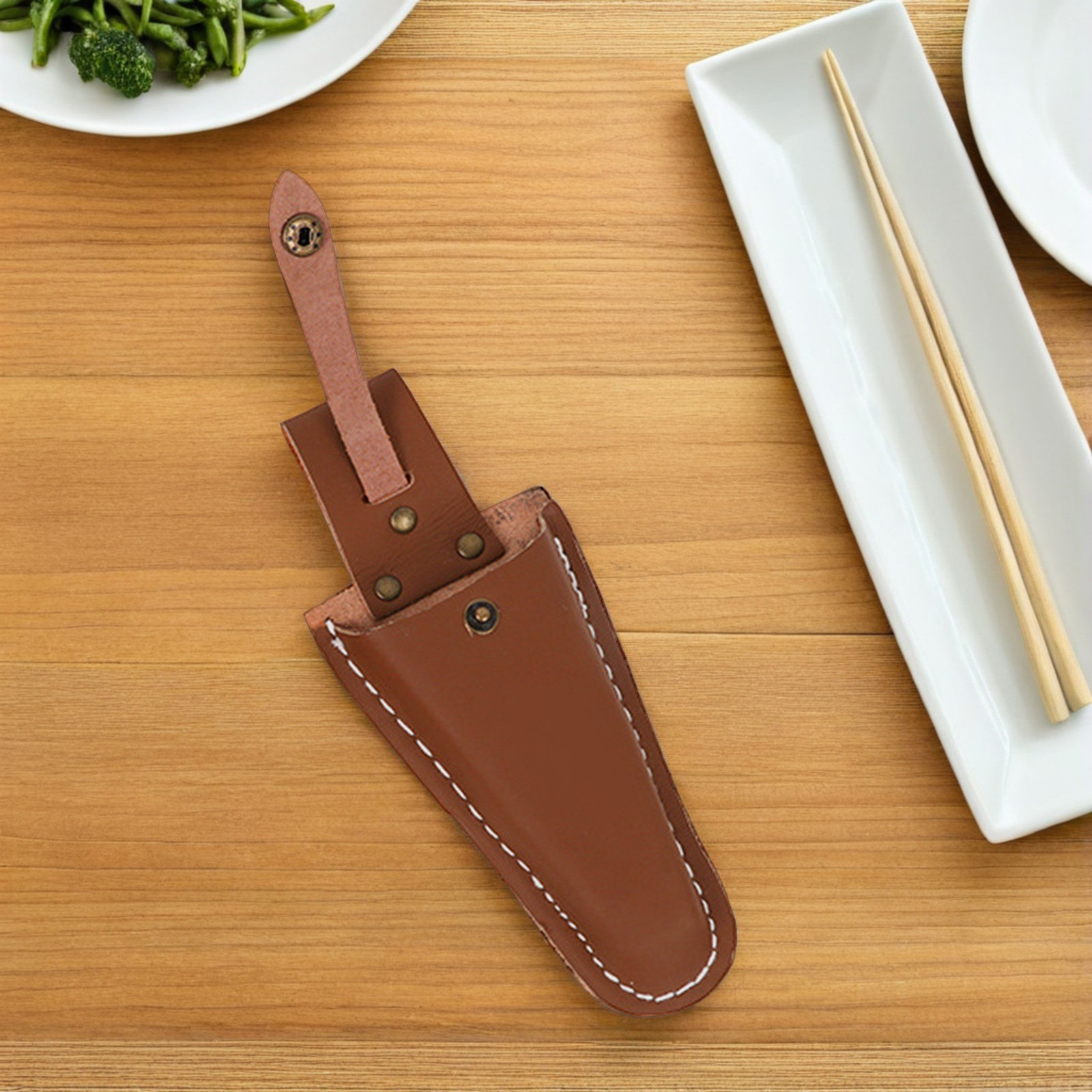 2Pcs Cowhide Pruner Protective - đánh giá và giá Gardening Tools Knife