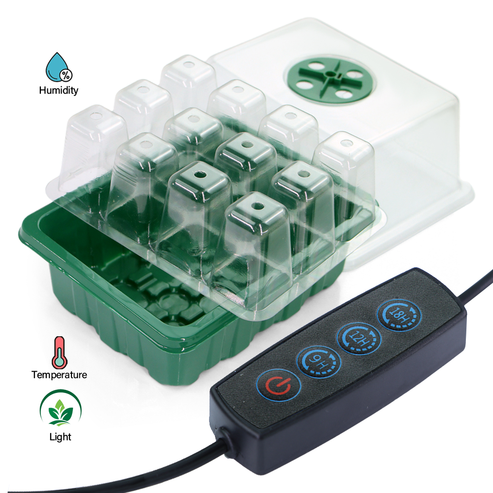 LED Nursery Pots with Grow Lig - đánh giá và giá Seed Starter Trays