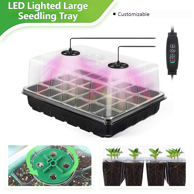 Plant Seed Starter Kit with Gr - đánh giá và giá Seed Starter Trays