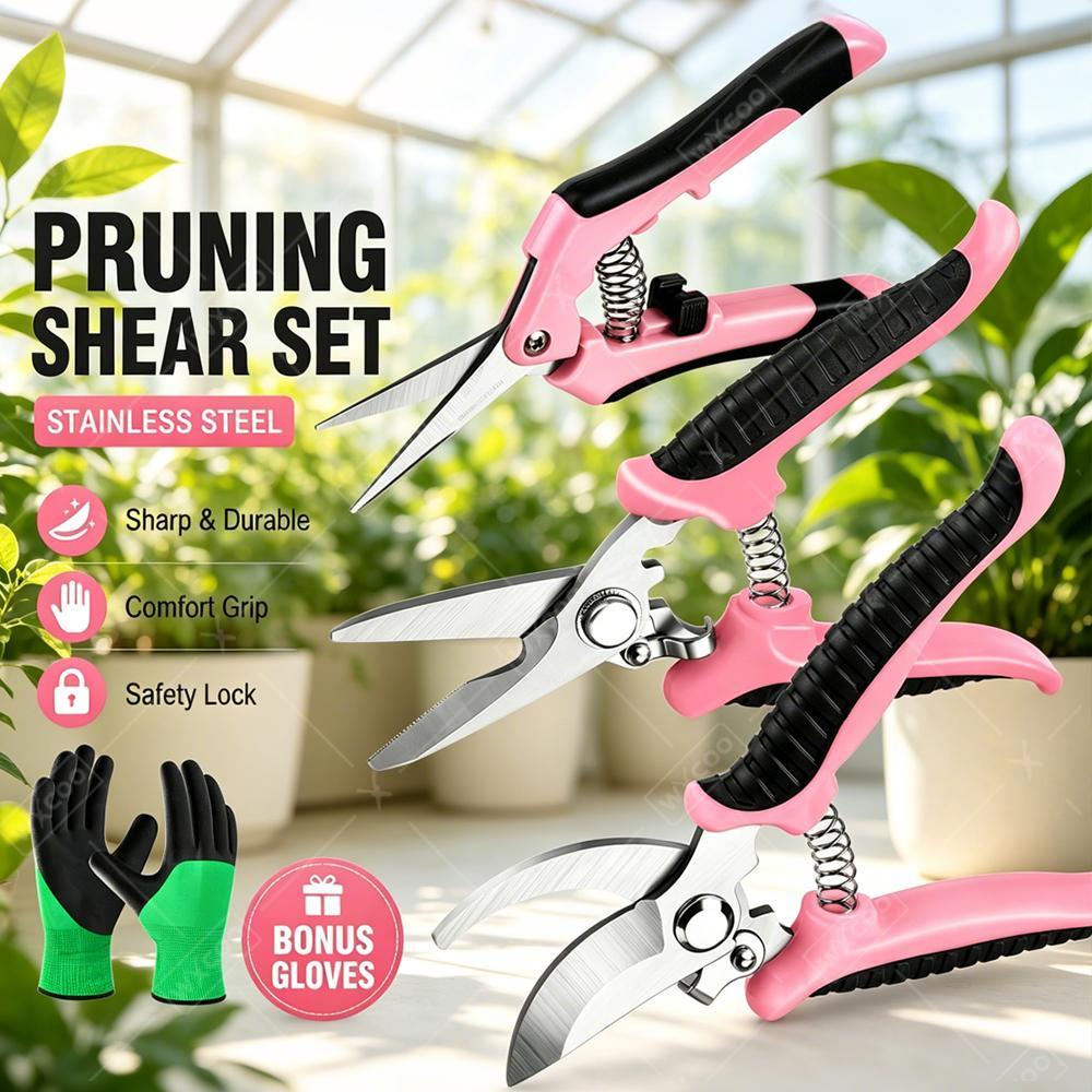 Garden Fruit Picking Scissors  - đánh giá và giá Gardening Tools Pink