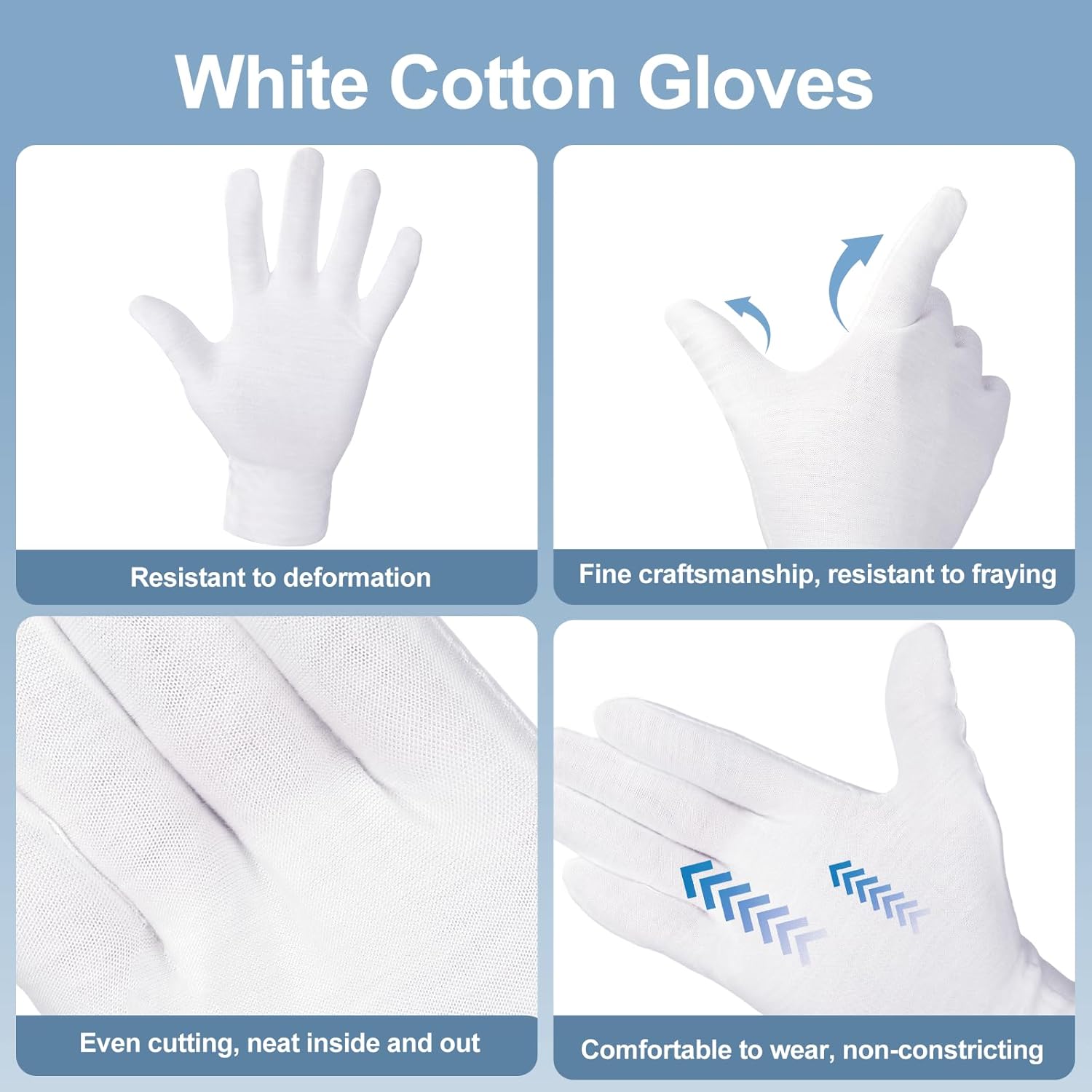 1/5Pair Disposable White Cotto - đánh giá và giá Gardening Tools Gloves