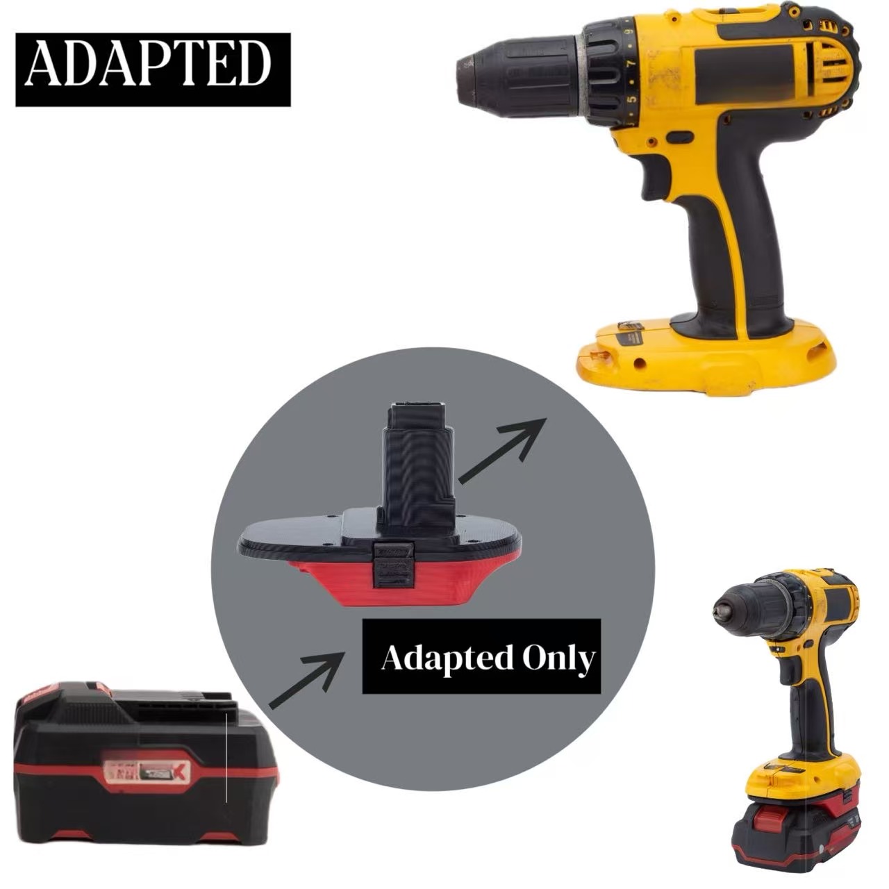 Battery Adapter Converter For  - đánh giá và giá Gardening Tools Lidl